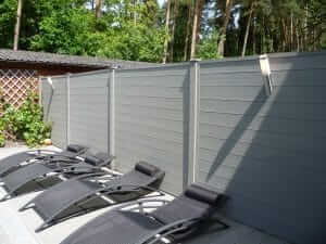 Compostiet schutting Hovenier tuinaanleg Haarlem