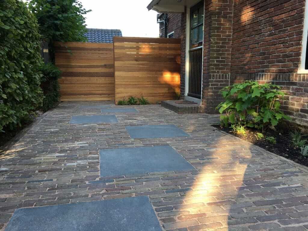 schutting hout maatwerk hovenier tuinaanleg Amstelveen